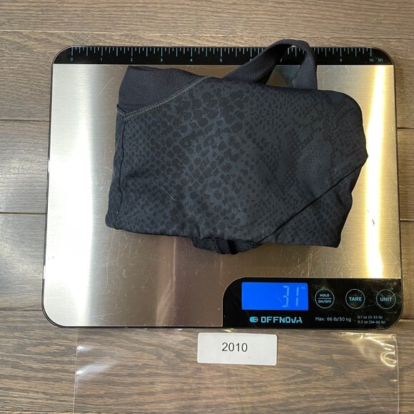 Lululemon On Your Way Sports Bra Desert Snakeskin pattern Deep Coal Black - Picture 9 of 9